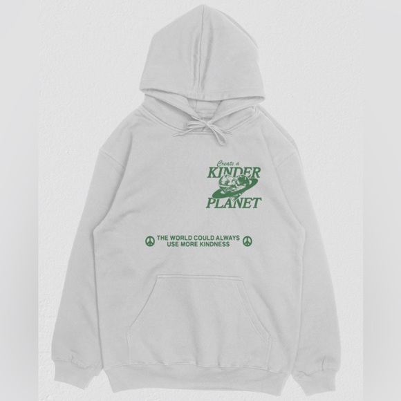 Kinder Planet Hoodie White - Picture 2 of 2